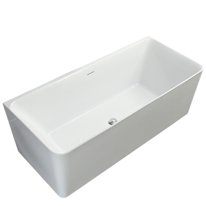 Moderna in acrilico CUPC CE Freestanding vasca da bagno meglio vendere forma rettangolare sottile bordo ammollo funzione per gli adulti - Product Image 1
