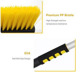 Outil professionnel pour <span class=keywords><strong>pare</strong></span>-<span class=keywords><strong>brise</strong></span>, <span class=keywords><strong>balai</strong></span> extensible avec grattoir renforcé pour un déneigement et un dégivrage complets - Product Image 3