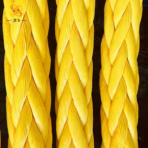 Corda UHMWPE de 12 fios Corda de amarração marinha de alta resistência com 8 fios