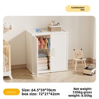 Armoire de rangement pour jouets d'enfants Liserve, design moderne et simple, en plastique, multifonctionnelle, grande capacité, pour la chambre des enfants