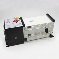 Commutateur de transfert automatique double alimentation PC Classe AC 4P 250A ATS, commutation manuelle et automatique, capacité de coupure 5kA, IP65