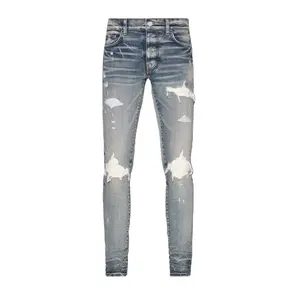 Buy Coated Ankle Zip Cargo Pocket Stacked Pant Men's Jeans & Pants