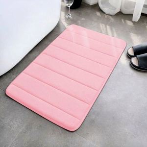 Alfombra de Baño de Felpa de Coral Suave, Super Absorbente, Antideslizante, Gruesa, 40X60cm, Lavable a Máquina, de Microfibra - Product Image 4