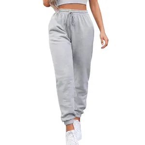 Wholesale custom gym athletic fitness sports wear loose fit jogging jogger pants womens joggers for women