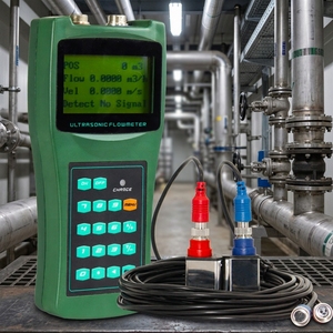 Low Maintenance Clamp-on Non-intrusive Handheld <b>Flow</b> <b>Meter</b> Factory - Product Image 3