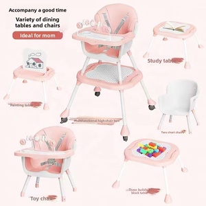 <span class=keywords><strong>Silla</strong></span> Alta Multifuncional para Bebé Plegable y Conveniente, <span class=keywords><strong>Mesa</strong></span> de Comedor Infantil para Uso Doméstico - Product Image 4