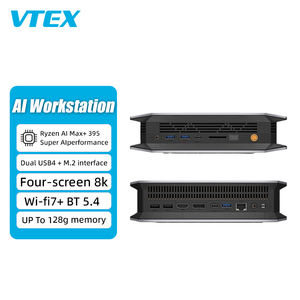 Workstation AI Professionale con Processore Ryzen AI Max 395 a 16 Core, Grafica Radeon, 128GB RAM, 2TB SSD, Doppio USB4, WiFi 7 - Product Image 1