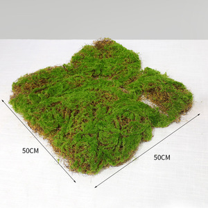 F-MO0344人工モスブロック人工植毛モスオーナメントフローラルアレンジメントガーデンクラフト