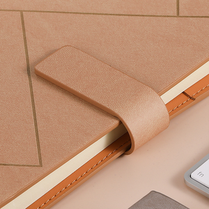 Máy tính xách tay da Prue tùy chỉnh-Thiết kế thanh lịch-Sổ kế hoạch Hàng Ngày-Logo tùy chỉnh sáng tạo máy tính xách tay văn phòng kinh doanh - Product Image 3