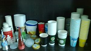 230g di carta rivestita di argilla per tazza di carta lucida a parete singola per tazze di gelato - Product Image 6