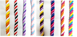 Cuerda trenzada colorida Cuerda de algodón de 8mm Cordón de macramé Cordones de ganchillo decorativos Ofertas en venta al por mayor - Product Image 5