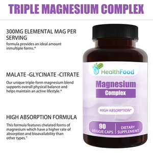 Cápsulas de Magnesio de Alta Calidad, Complejo de Magnesio que Apoya un Estilo de Vida Activo y el Bienestar Diario del Cuerpo, Suplemento Dietético - Product Image 3