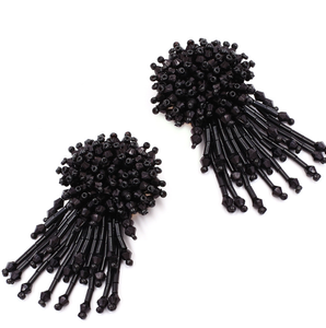 En gros boucles d'oreilles en Cristal pur fait à la main perle de riz frange boucles d'oreilles - Product Image 5
