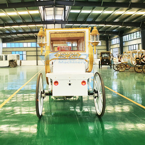 รถม้าแต่งงานไฟฟ้า รถม้าเจ้าสาวแบบราชวงศ์ รถม้าลากสำหรับงานพิเศษ - Product Image 4