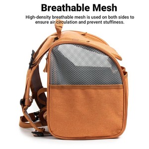 Expandable Cat Carrier Bag Waterproof Pet Carrier Bag Tote Portable Travel Carry Cat Carrier <b>Backpack</b> Breathable Cat Carrier Bag - Product Image 5