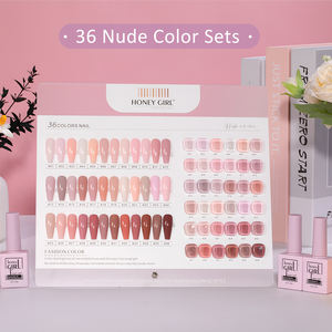 HONEY GIRL Ensemble de Vernis à Ongles Personnalisé 15ml Gel UV Nude Non Toxique Vegan Sans HEMA avec Logo Personnalisé et Marque Privée Vente en Gros - Product Image 4