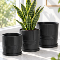 Plateau à fleurs en plastique de style européen, simple, créatif, épaissi, grand pot à orchidées