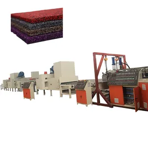 PVC Double Color Pvc Car Mat And Flooring Carpet Making Machine