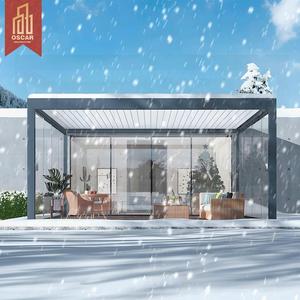 Structure de parasol extérieur en aluminium 3x3, 3x4, 4x3, 4x4, 4x5, 4x6, <span class=keywords><strong>6x3</strong></span>, 6x4, 6x5, 6x6M <span class=keywords><strong>avec</strong></span> pergola latérale pour jardin, patio et <span class=keywords><strong>plage</strong></span> - Product Image 1