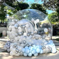 Dôme gonflable pour fête d'anniversaire en PVC, château gonflable, maison à bulles gonflable, décoration de ballons