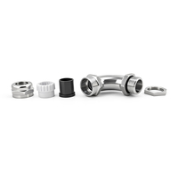 M20 SS304 IP68 presse-étoupe coudée à angle de 90 degrés