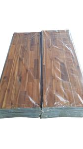 Tablero articulado de dedo de madera de acacia Estantes flotantes de mesa de encimera de madera de color aceite para decoración del hogar - Product Image 5