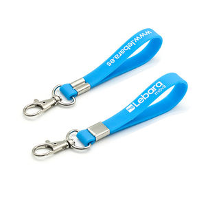 कस्टम लोगो सिलिकॉन रिस्टबैंड कीचेन अनुकूलित टिकाऊ रबर सिलिकॉन लूप कुंजी धारक कीरिंग - Product Image 3
