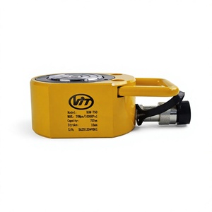 Cilindro hidráulico de acción simple ultrafino VIT RSM-750 75T, equivalente a ENERPAC, gato plano de baja altura para elevación en espacios estrechos - Product Image 1