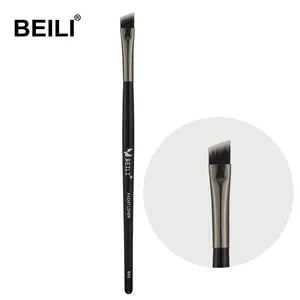 BEILI black single Precise Small Angled Eye Wing Eyeliner Brush Firm Brow Pomade Liner Cut Concealer Brush