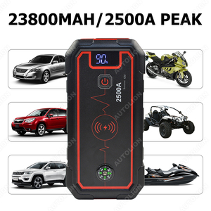 Paquete de refuerzo de alto rendimiento de 23800mAh con salida máxima de 2500A y fuente de alimentación de 12-16V/10A CC para mecánicos profesionales - Product Image 4