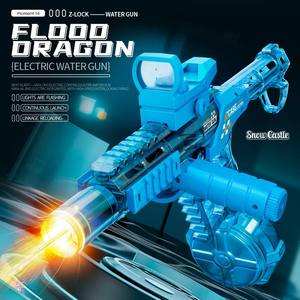 Pistola de Agua Eléctrica Automática de Largo Alcance con Luces LED para Niños, Juguete de Verano para Jardín - Product Image 2