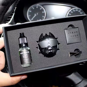 Difusor de Aire para Auto de Alta Calidad con Cabeza de Perro Americano, Perfume para Auto, Aromaterapia, Clip de Ventilación, Ambientador Líquido - Product Image 1