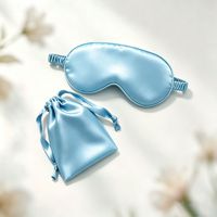 Masque de sommeil occultant en soie OEM, doux et respirant, cadeau promotionnel, logo personnalisé, boîte blanche pour vente en gros, en vrac, décontracté, multi-occasions