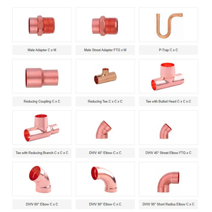 <span class=keywords><strong>Raccord</strong></span> en T en cuivre rouge <span class=keywords><strong>pour</strong></span> la réfrigération, la climatisation centrale, le stockage à froid et la plomberie - Product Image 4