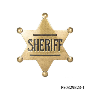 <span class=keywords><strong>Distintivo</strong></span> a Stella da <span class=keywords><strong>Sceriffo</strong></span> in Metallo, Accessorio per Costume da Cowboy del Far West, per Halloween, Feste a Tema Western, Oggetto di Scena per Travestimenti - Product Image 5