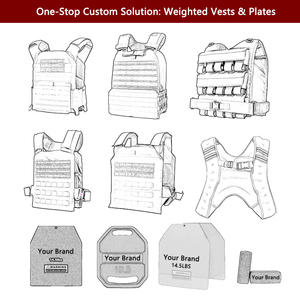 سترة رياضية للركض من صانعي المعدات الأصلية للبيع الفوري سترة حمل للوزن قابلة للتعديل لتمرينات الجيم واللياقة البدنية - Product Image 4