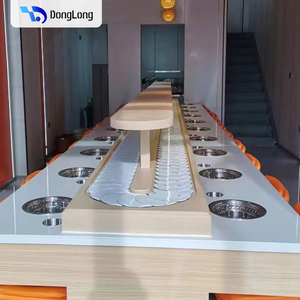 DongLong Döner Suşi Konveyör Bandı Döner Küçük Sıcak Tencere Sistemi - Product Image 6