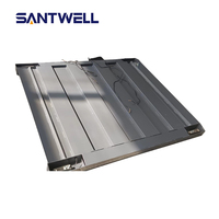 Balance au sol 2T 3T avec rampe Grande plate-forme Balance électronique au sol pour animaux d'élevage Balance à profil bas