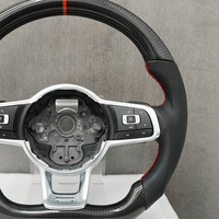 Accessoires de voiture en gros, volant en fibre de carbone pour Volkswagen Golf 7 MK7 7.5 GTI Polo Tiguan Touareg Passat CC