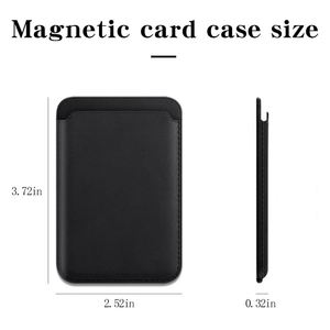 Porte-cartes magnétique en cuir PU avec design personnalisé, compatible MagSafe, pour iPhone 16/15/14/13/12 Series - Product Image 2
