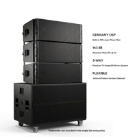 Haut-parleur Line Array amplifié HDL 50A, unité néodyme à SPL élevé, boîtier en contreplaqué de bouleau pour spectacles sur scène et systèmes de location audio