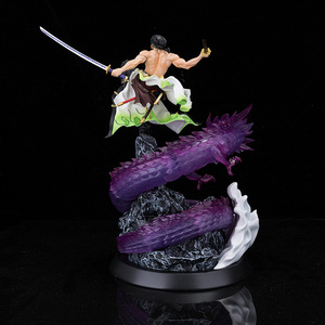 Figurine Roronoa Zoro de 35 cm, <span class=keywords><strong>One</strong></span> <span class=keywords><strong>Piece</strong></span>, figurine d'action d'anime, jouets pour adultes et enfants, manga, poupées de dessin animé, cadeau, modèle en PVC, décoration - Product Image 3