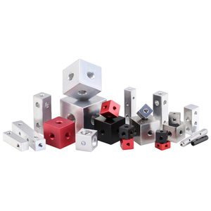 Écrous hexagonaux en aluminium et acier inoxydable M3 M4 M6, écrous rectangulaires en acier au carbone, connecteurs <span class=keywords><strong>pour</strong></span> assemblage de robots - Product Image 1