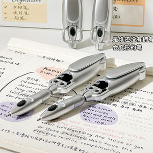 Transforming <b>Pen</b> Gel <b>Pen</b> Metal Bullet Tip Office School Use Comfort Grip Design - Product Image 4