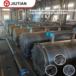 فرن الكربنة شبه المستمر من الجيل القادم لإنتاج الفحم الحيوي من الكتلة الحيوية الزراعية - Product Image 1