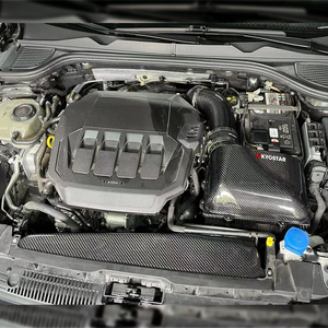 Kit de système d'admission d'air de voiture froide en Fiber de carbone haute Performance pour Golf MK7 R GTI Audi A3/S3 Leon <span class=keywords><strong>Cupra</strong></span> 5F fibre de carbone - Product Image 4