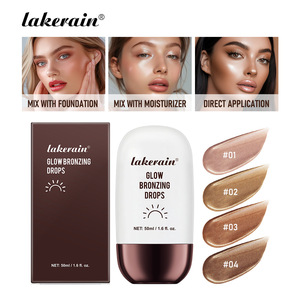 <span class=keywords><strong>Gotas</strong></span> Bronceadoras Lakerain Bronze Highlight, Iluminador <span class=keywords><strong>Facial</strong></span> Modificado, 4 Colores, Brillo Líquido Perlado - Product Image 1