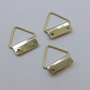 Stainless Steel Triangular Eye Slip Hooks Two Hole Large Size For Picture Frame Hanging <b>Hardware</b> - Product Image 2