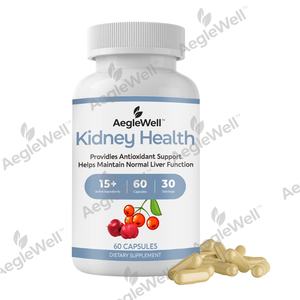 AegleWell Label pribadi alami pembersih ginjal kapsul suplemen kesehatan untuk pembersihan ginjal urin Detox dan perbaikan - Product Image 1