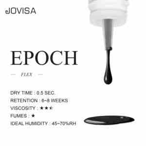 Colle pour extensions de cils, imperméable, longue tenue (6-8 semaines), certifiée MSDS, gel, faible émission de fumée, séchage rapide, haute humidité - Product Image 2